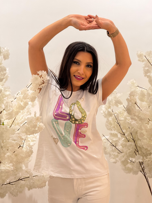 Tricou cu imprimeu LOVE [2]