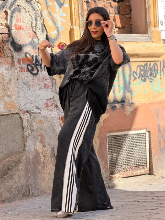 Tricou din bumbac cu imprimeu Mickey si scris [6]