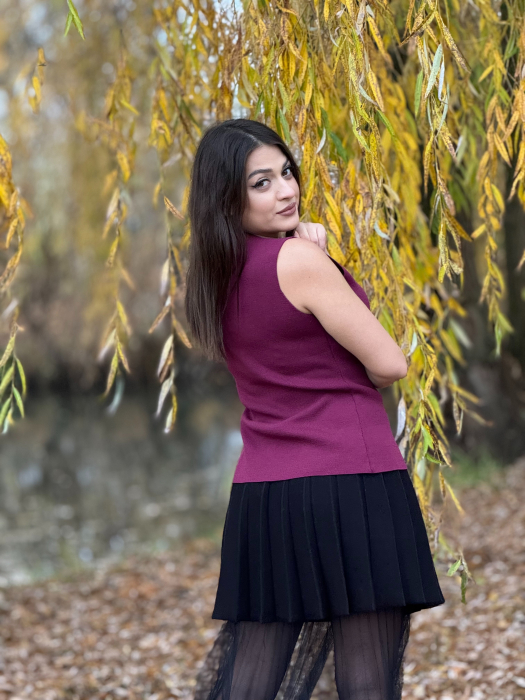 Vesta cu nasturi mari decorativi [4]