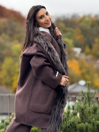 Haina din alpaca cu blana naturala [5]