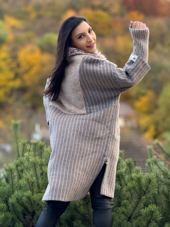 Haina din alpaca cu blana naturala [5]