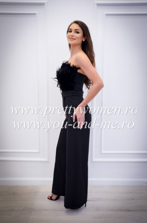 Salopeta neagra cu pene [2]