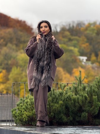 Haina din alpaca cu blana naturala [6]