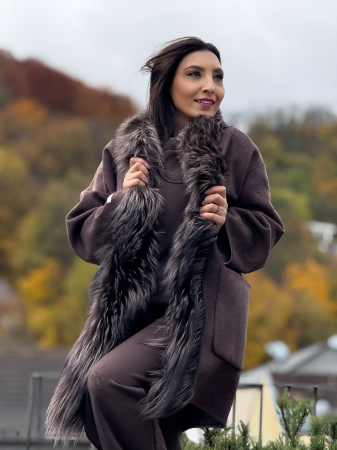 Haina din alpaca cu blana naturala [4]