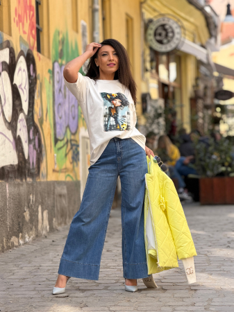 Pantaloni - Blugi evzati