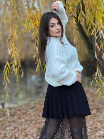 Bluza alba buclata [1]