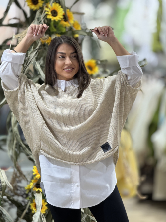 Bluza bej asimetrica [2]