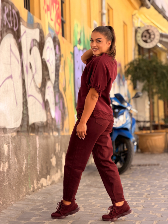 Bluza cu dantela asimetrica [6]