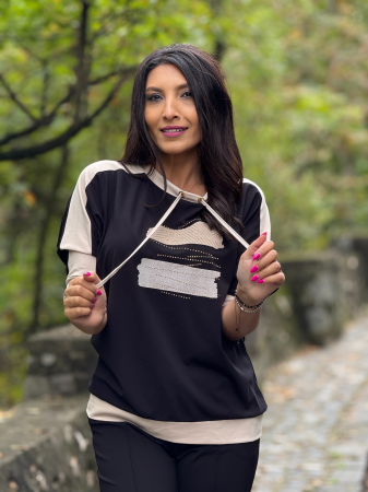 Bluza cu desen abstract [2]