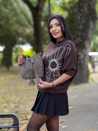 COLECTIA DE TOAMNA - Bluza cu floare