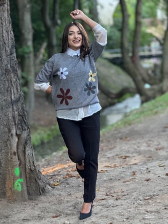 Imbracaminte de dama - Bluza cu floricele