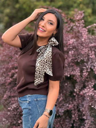 Bluza cu funda animal print [1]