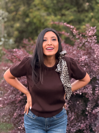 Bluza cu funda animal print [3]