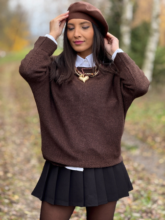 PULOVERE SI BLUZE - Bluza cu fundita la spate