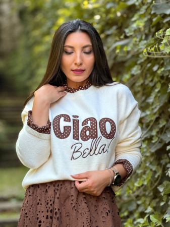 Bluza cu imprimeu CIAO BELLA [3]