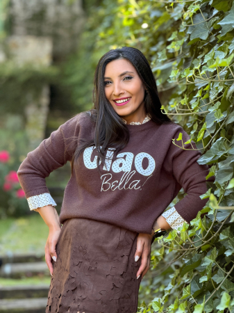 Bluza cu imprimeu CIAO BELLA [1]