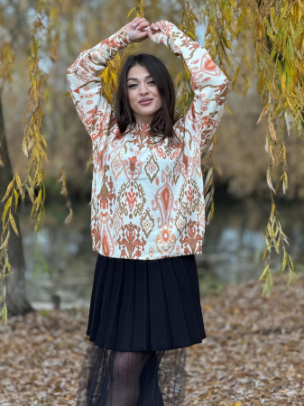 Bluza cu imprimeu etnic [2]