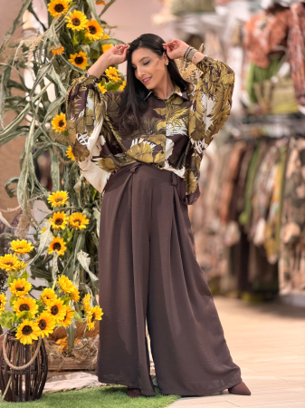 Bluza cu imprimeu exotic [6]