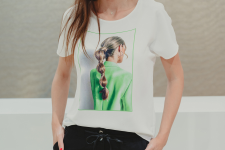 Bluza cu imprimeu fata verde [2]
