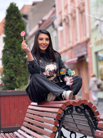 Bluza cu imprimeu fetita cu codite [3]