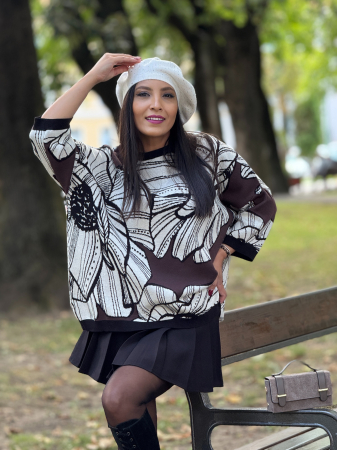 Bluza cu imprimeu floral [4]