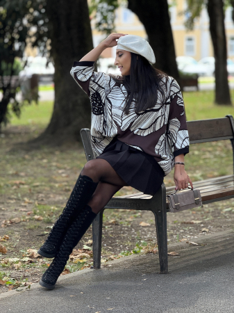 Bluza cu imprimeu floral [3]