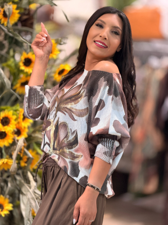 Bluza cu imprimeu floral [1]