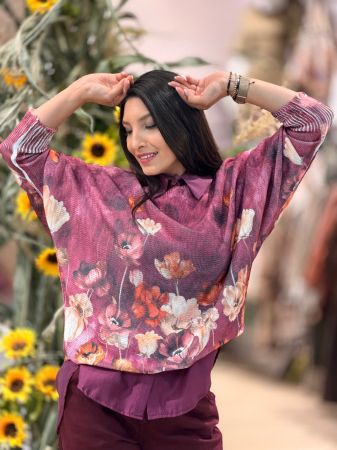 Bluza cu imprimeu floricele [2]
