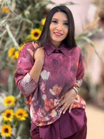 COLECTIA DE TOAMNA - Bluza cu imprimeu floricele