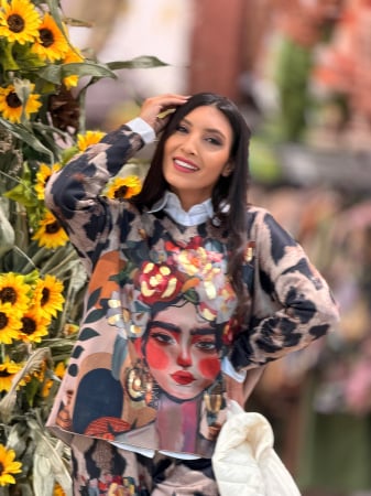 Imbracaminte de dama - Bluza cu imprimeu Frida