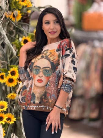Imbracaminte de dama - Bluza cu imprimeu Frida