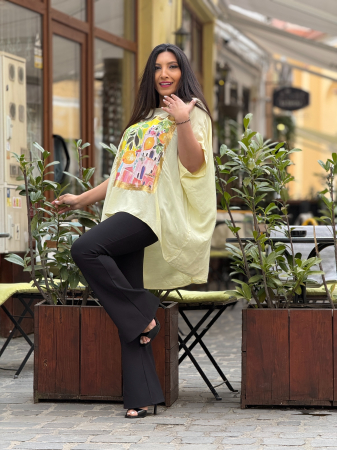 Bluza cu imprimeu lamai [1]