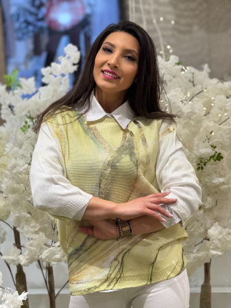 Bluza cu imprimeu mozaic [1]