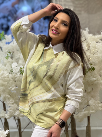 Bluza cu imprimeu mozaic [2]