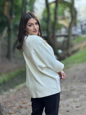 Bluza cu nasturi pe maneca [3]
