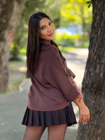 Bluza cu nasturi pe maneca [3]