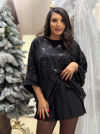 Bluza cu paiete si manseta [2]