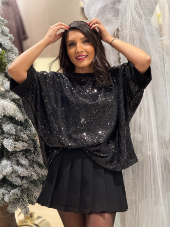 Bluza cu paiete si manseta [1]