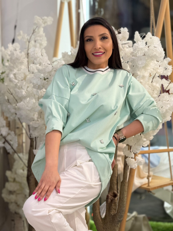 Bluze si camasi - Bluza cu pietricele
