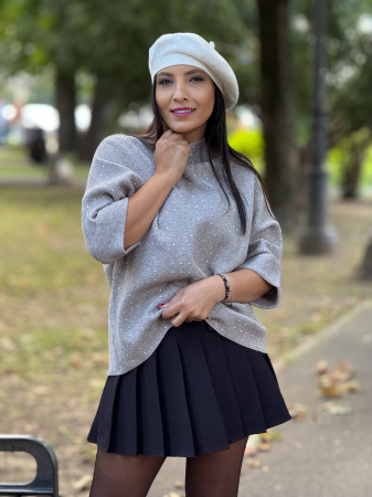 Bluza cu pietricele aplicate [2]