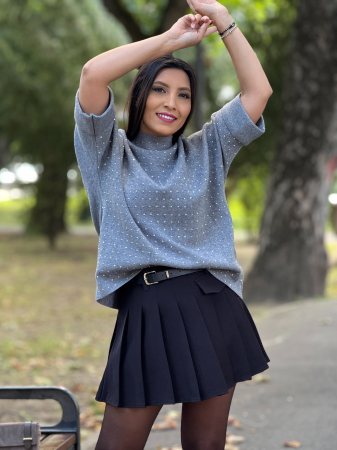 Bluza cu pietricele aplicate [1]