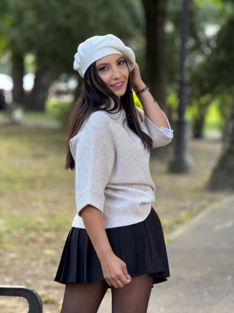 Bluza cu pietricele aplicate [4]