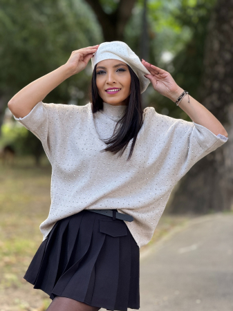 Bluza cu pietricele aplicate [2]