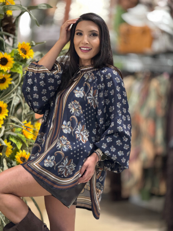 COLECTIA DE TOAMNA - Bluza cu print floral