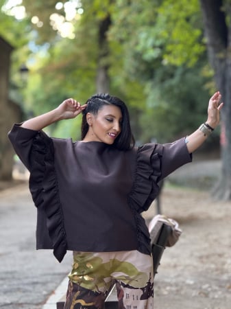 Imbracaminte de dama - Bluza cu volanas