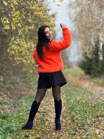 Bluza din angora cu anchior [5]