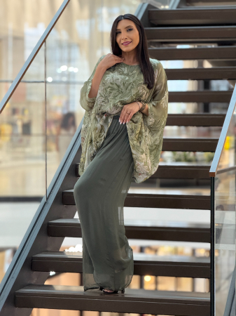 Bluza din matase cu imprimeu floral [2]