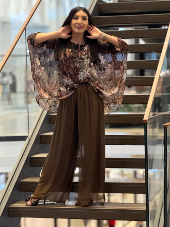 Bluza din matase cu imprimeu floral [2]
