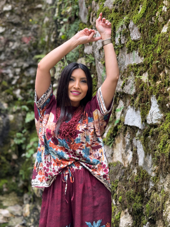 Bluza din vascoza 100% cu imprimeu [1]