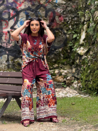 Imbracaminte de dama - Bluza din vascoza 100% cu imprimeu